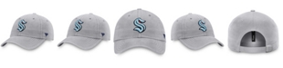 Fanatics Men's Gray Seattle Kraken Primary Logo Adjustable Hat